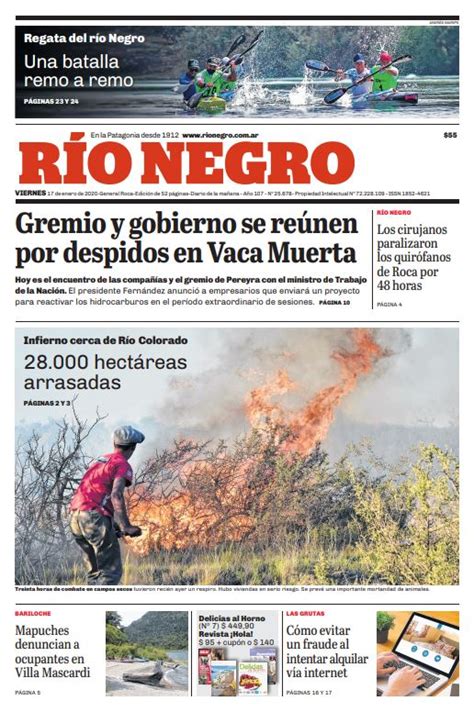 río negro noticias de hoy.